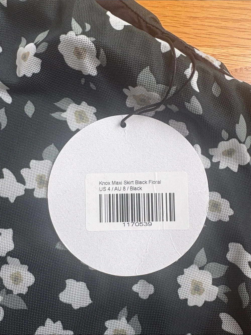Princess Polly Black Floral Midi Skirt - Sleek High-Waist Pencil Style